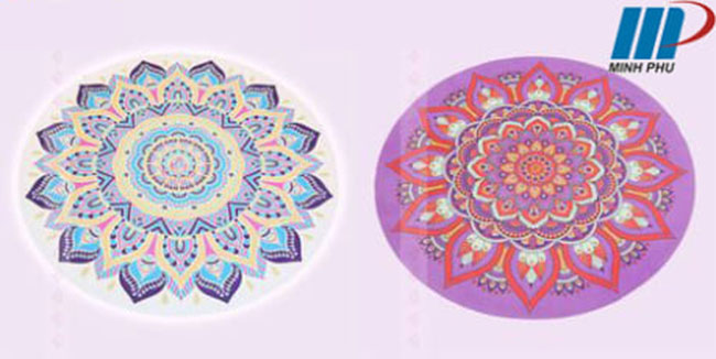 Thảm yoga hình tròn Padma 5D